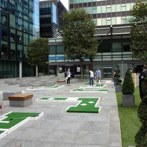 Crazy golf hire