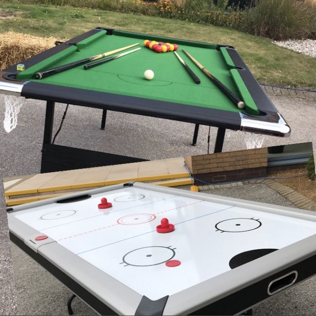 air hockey combo table